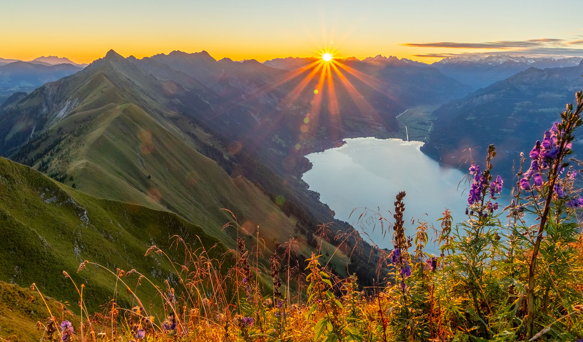 Augstmatthorn BE - Morgenstimmung in den Bergen