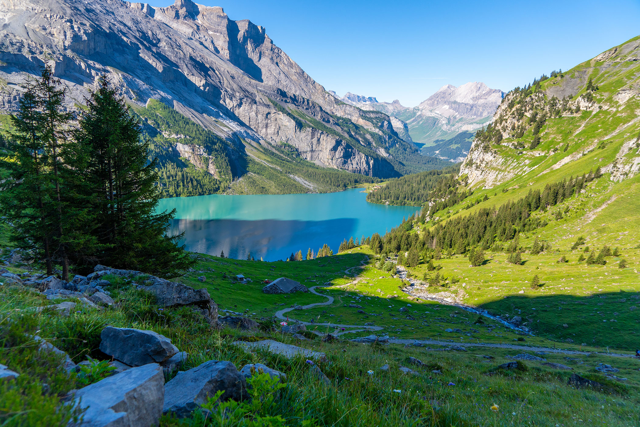 Öschinensee BE - Nebel, Moose und Stille
